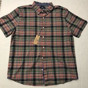 Sperry Plaid Button Down Shirt NWT Sz XL